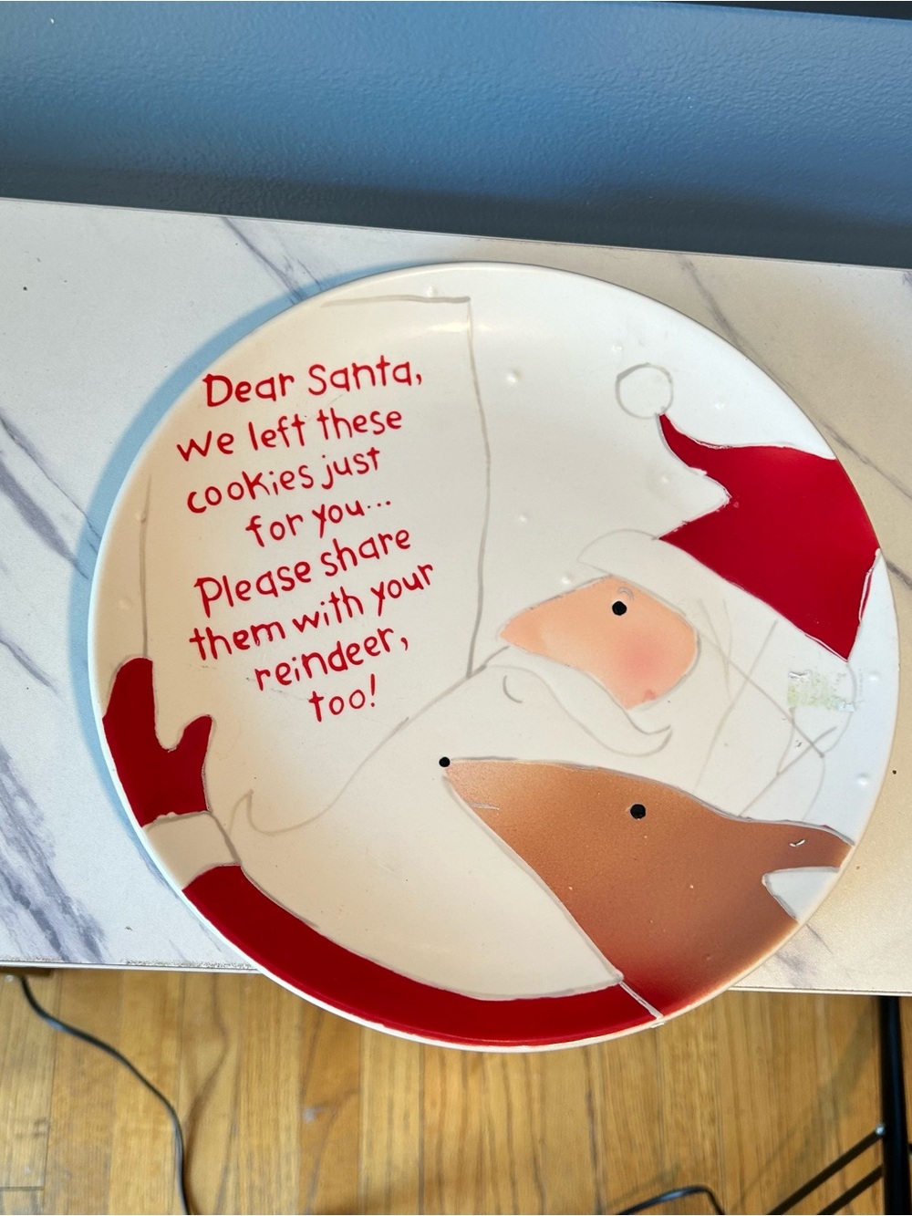 ⭐️ 5 for $25⭐️hallmark Santa Claus cookie plate - Picture 8 of 11